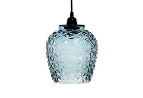 Vila Retro Hanglamp Glas Blauw
