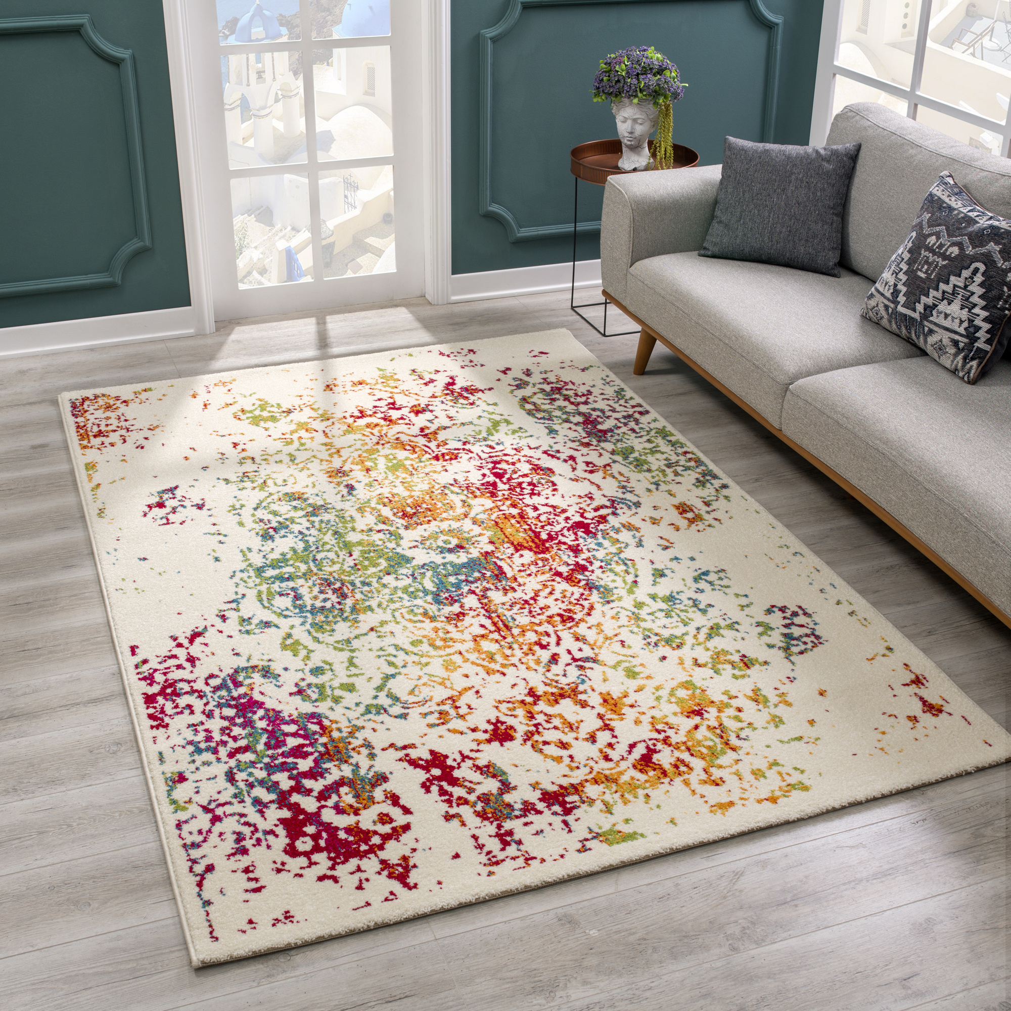 Vintage Michelangelo Vloerkleed Multi Laagpolig