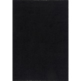 Loca Shaggy Vloerkleed – Modern Uni Effen – Zwart Hoogpolig & Zacht
