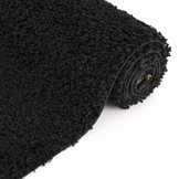 Loca Shaggy Vloerkleed – Modern Uni Effen – Zwart Hoogpolig & Zacht