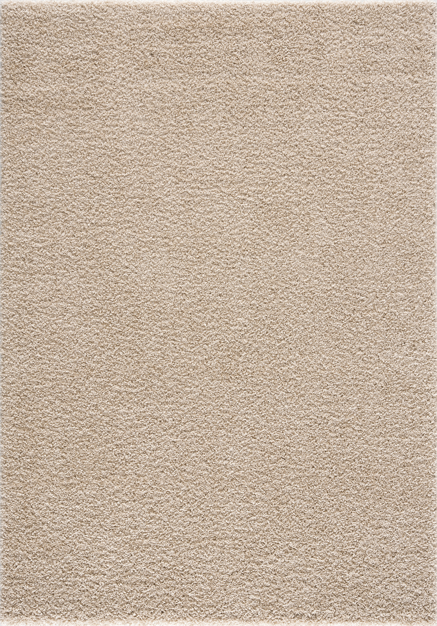 Loca Shaggy Vloerkleed – Modern Uni Effen – Beige Hoogpolig & Zacht