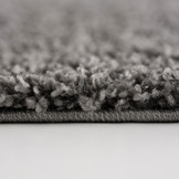 Loca Shaggy Vloerkleed – Modern Uni Effen – Grijs Hoogpolig & Zacht