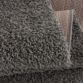 Loca Shaggy Vloerkleed – Modern Uni Effen – Grijs Hoogpolig & Zacht