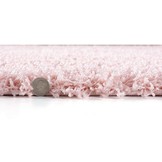 Loca Shaggy Vloerkleed – Modern Uni Effen – Roze Hoogpolig & Zacht