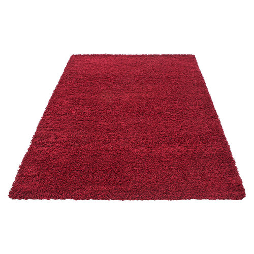 Himalaya Himalaya Basic Shaggy vloerkleed Rood Hoogpolig Himalaya Himalaya Basic Shaggy vloerkleed Rood Hoogpolig