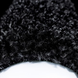 Basic Shaggy Kader vloerkleed Antraciet / Grijs Hoogpolig