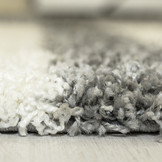 Tapijtenloods Gala Shaggy vloerkleed Grijs / Wit Hoogpolig