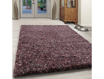 Tapijtenloods Rainbow Soft Shaggy Hoogpolig Vloerkleed Roze