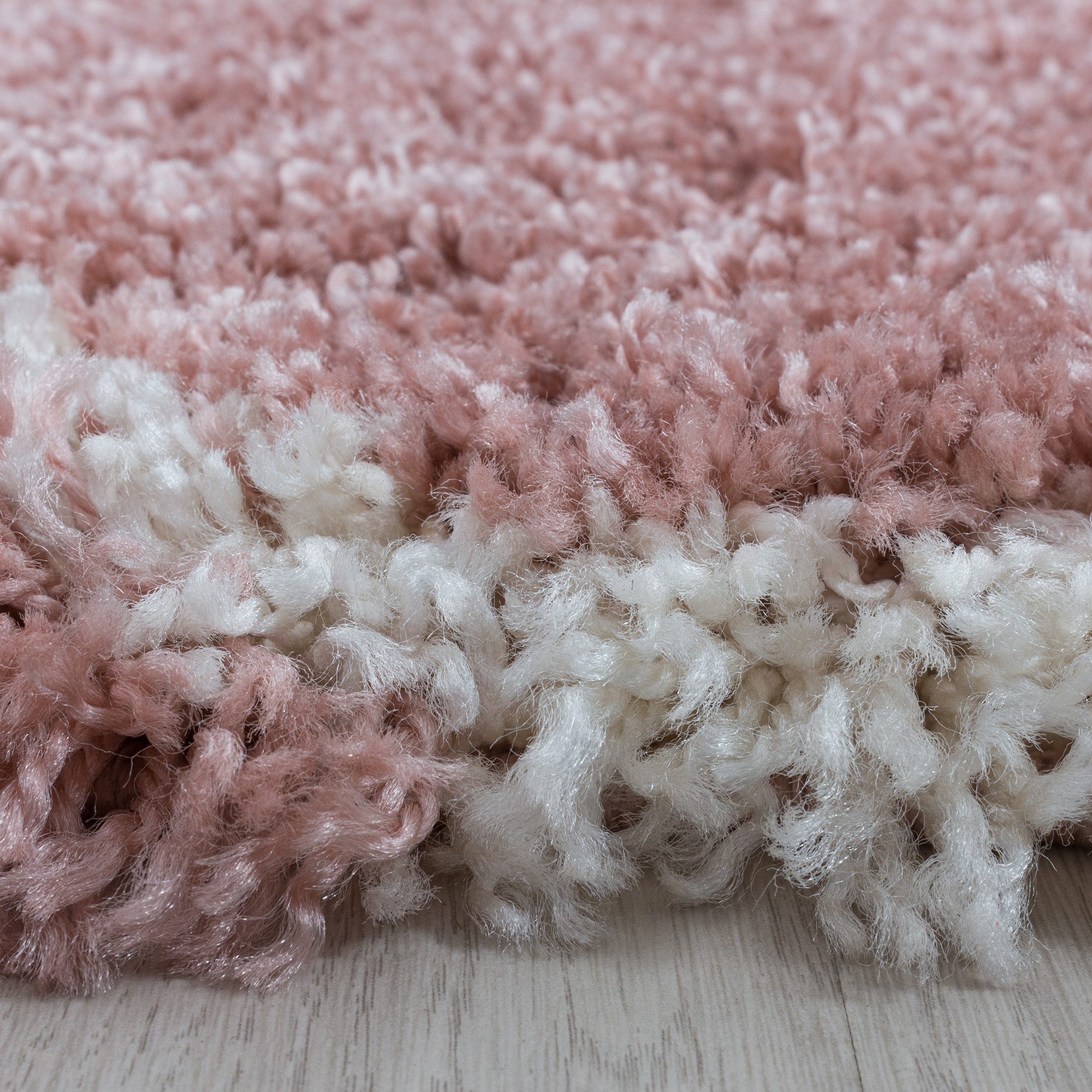 Opera Soft Shaggy Rond Hoogpolig Vloerkleed Roze