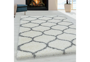 Opera Soft Shaggy Hoogpolig Vloerkleed Cream