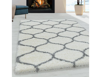 Tapijtenloods Opera Soft Shaggy Hoogpolig Vloerkleed Cream