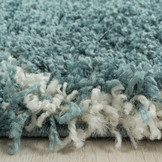 Tapijtenloods Opera Soft Shaggy Hoogpolig Vloerkleed Blauw / Turquoise