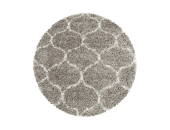 Tapijtenloods Opera Soft Shaggy Rond Hoogpolig Vloerkleed Beige