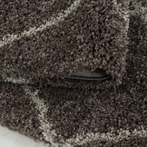 Tapijtenloods Harmony Soft Shaggy Rond Hoogpolig Vloerkleed Taupe