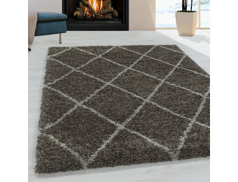 Tapijtenloods Harmony Soft Shaggy Hoogpolig Vloerkleed Taupe