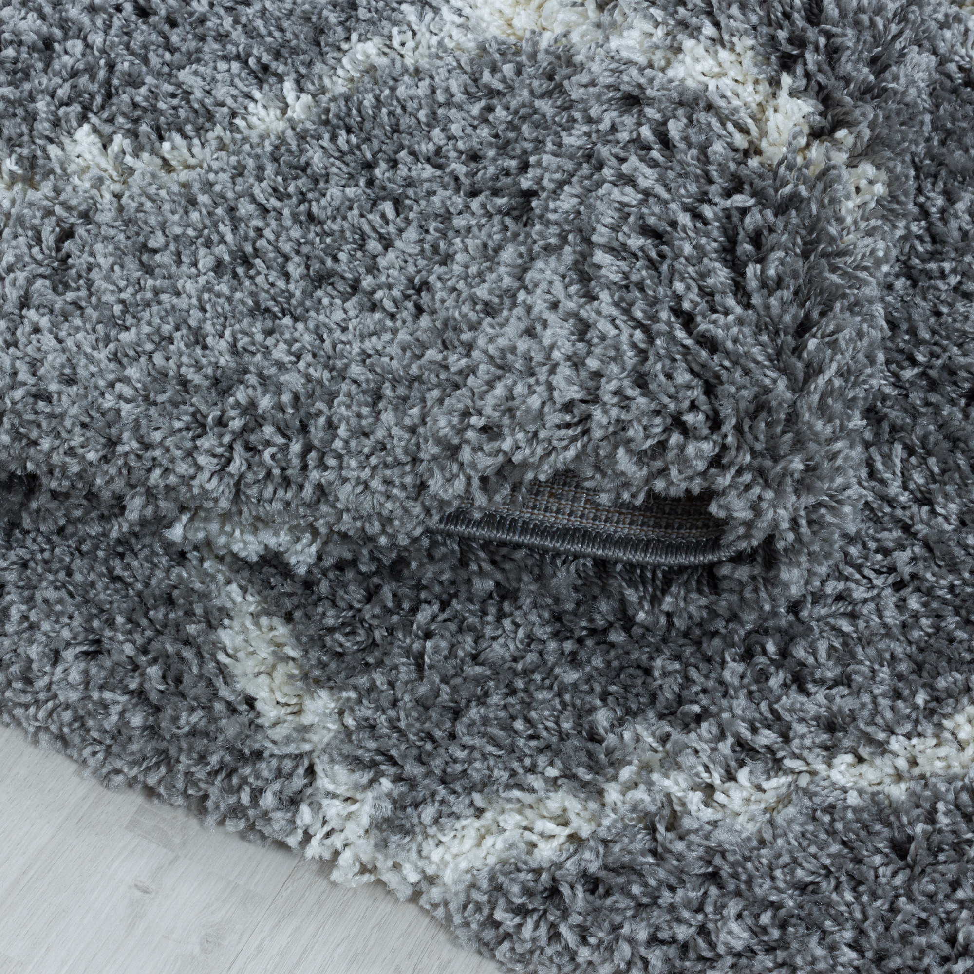 Harmony Soft Shaggy Hoogpolig Vloerkleed Grijs