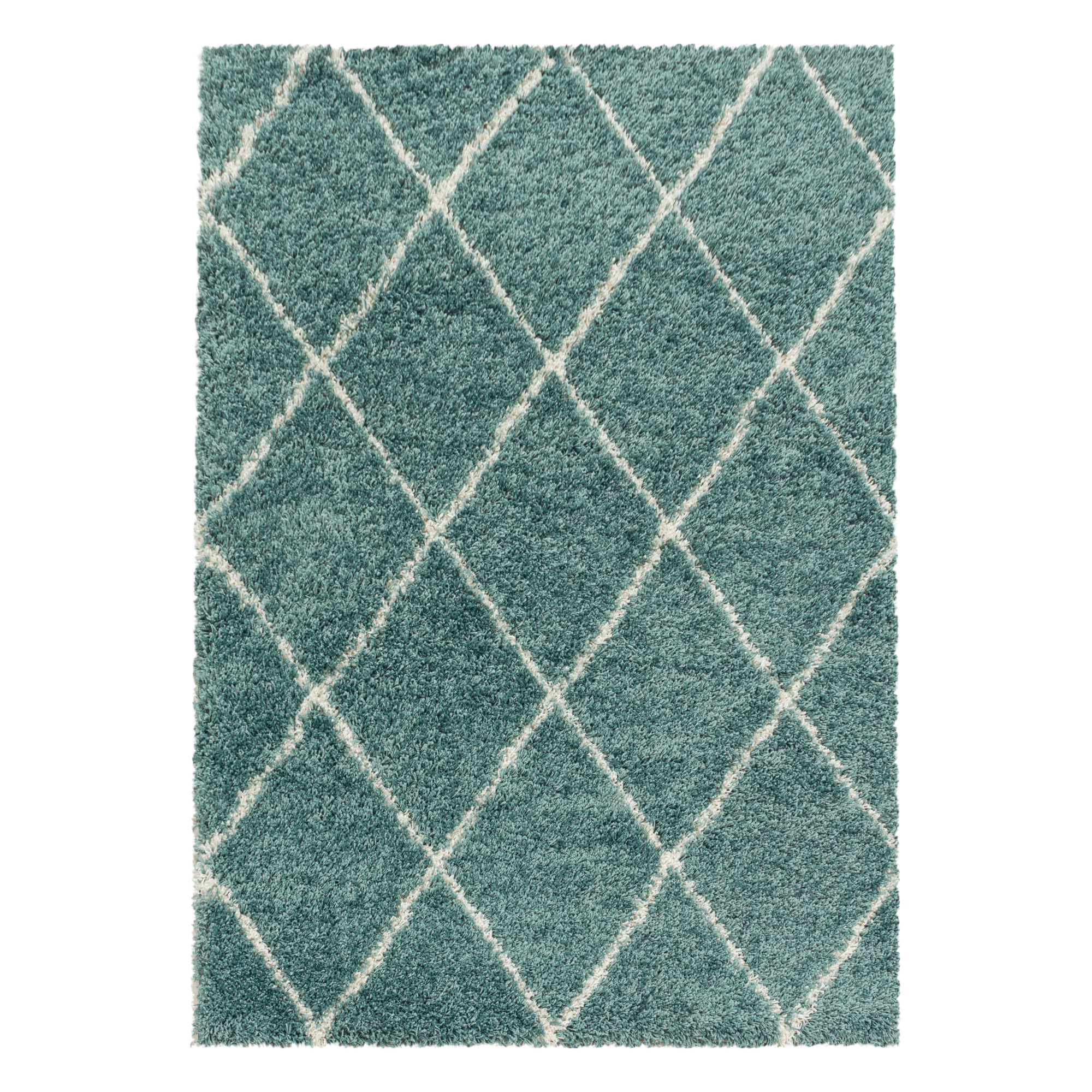 Harmony Soft Shaggy Hoogpolig Vloerkleed Blauw / Turquoise