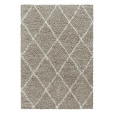Harmony Soft Shaggy Hoogpolig Vloerkleed Beige