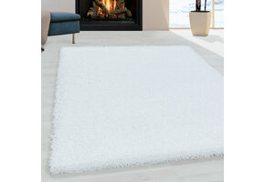 Tapijtenloods Monaco Soft Shaggy Hoogpolig Vloerkleed Wit