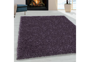 Tapijtenloods Monaco Soft Shaggy Hoogpolig Vloerkleed Lila / Paars