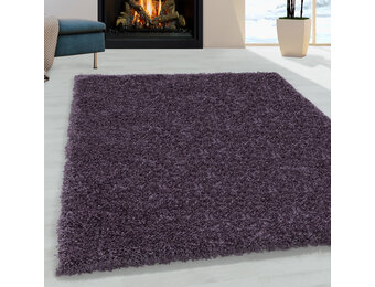Tapijtenloods Monaco Soft Shaggy Hoogpolig Vloerkleed Lila / Paars