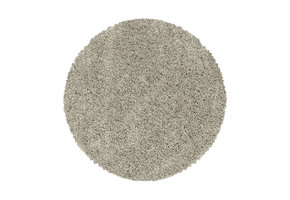 Monaco Soft Rond Shaggy Hoogpolig Vloerkleed Beige