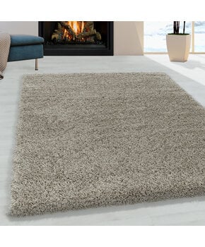 Tapijtenloods Monaco Soft Shaggy Hoogpolig Vloerkleed Beige