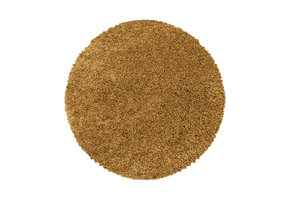 Monaco Soft Rond Shaggy Hoogpolig Vloerkleed Goud