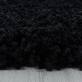 Tapijtenloods Monaco Soft Rond Shaggy Hoogpolig Vloerkleed Black