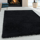 Tapijtenloods Monaco Soft Shaggy Hoogpolig Vloerkleed Black