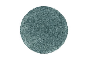Monaco Soft Rond Shaggy Hoogpolig Vloerkleed Blauw / Turquoise