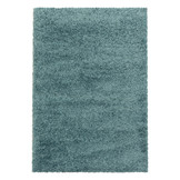 Monaco Soft Shaggy Hoogpolig Vloerkleed Blauw / Turquoise
