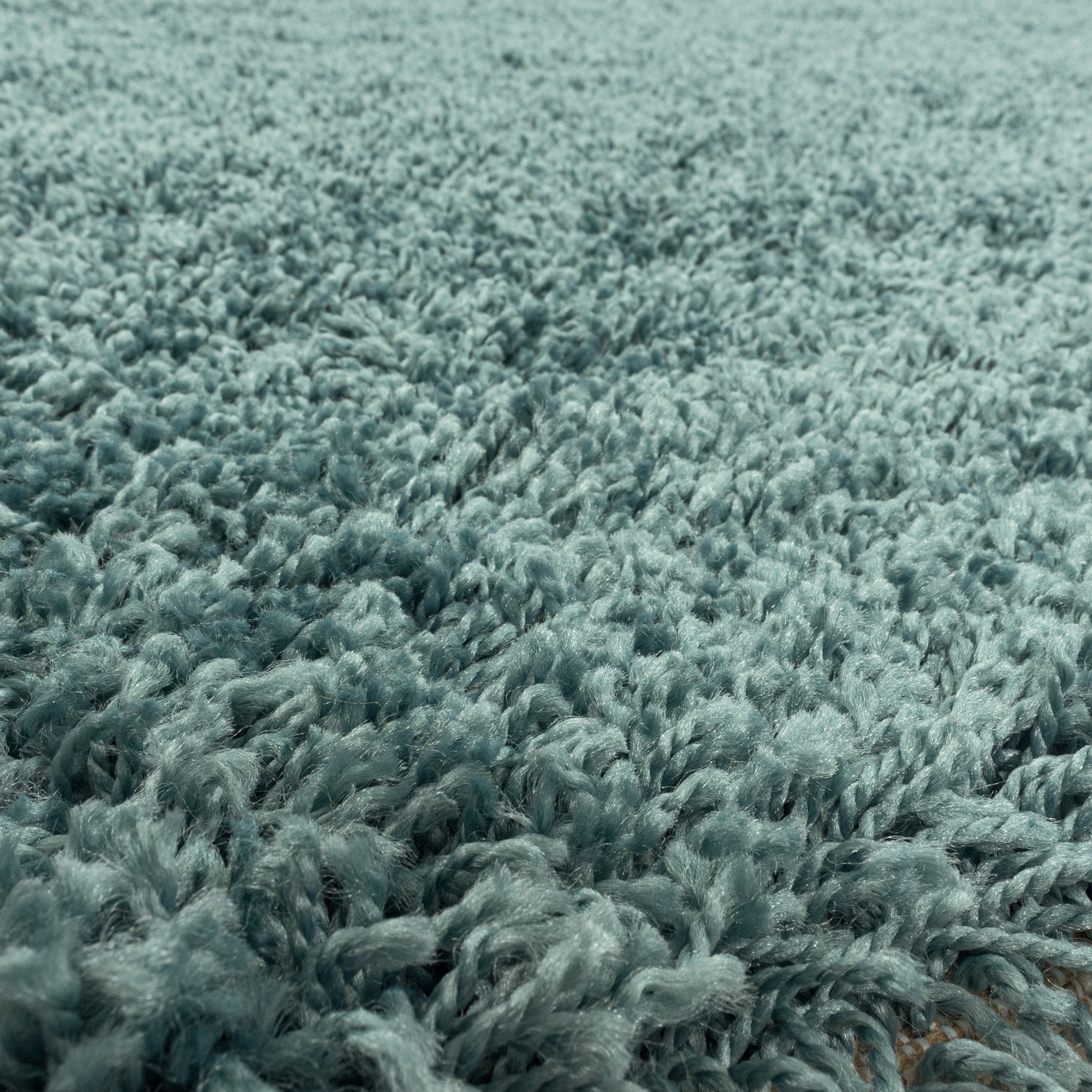 Monaco Soft Shaggy Hoogpolig Vloerkleed Blauw / Turquoise