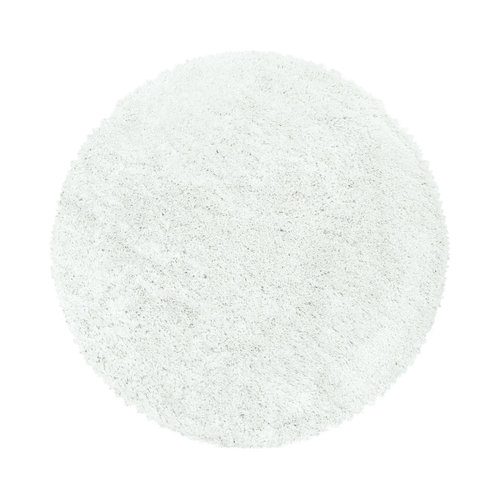 FLUFFY SHAGGY Himalaya Pearl Soft Rond Shaggy Hoogpolig Vloerkleed Wit FLUFFY SHAGGY Himalaya Pearl Soft Rond Shaggy Hoogpolig Vloerkleed Wit