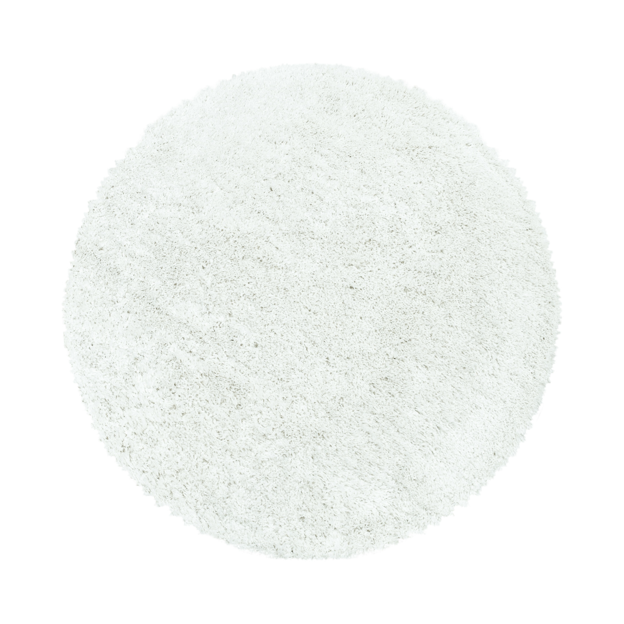 Tapijtenloods Pearl Soft Rond Hoogpolig Vloerkleed Wit