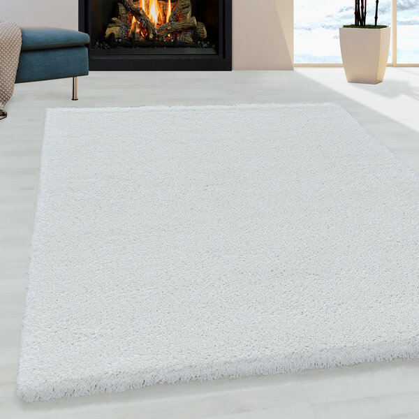 floor factory Exclusief Hoogpolig Shaggy Tapijt Satin zilver 120x170