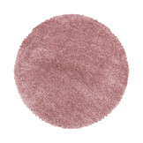 Pearl Soft Rond Hoogpolig Vloerkleed Roze