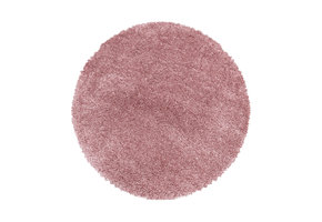 Pearl Soft Rond Shaggy Hoogpolig Vloerkleed Roze