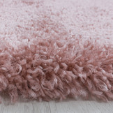 Tapijtenloods Pearl Soft Rond Hoogpolig Vloerkleed Roze