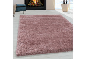Pearl Soft Shaggy Hoogpolig Vloerkleed Roze