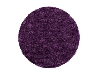 Tapijtenloods Pearl Soft Rond Shaggy Hoogpolig Vloerkleed Paars / Lila