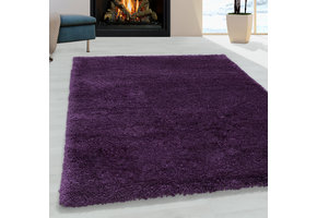 Pearl Soft Shaggy Hoogpolig Vloerkleed Paars / Lila