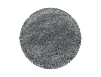 Tapijtenloods Pearl Soft Rond Shaggy Hoogpolig Vloerkleed Lichtgrijs