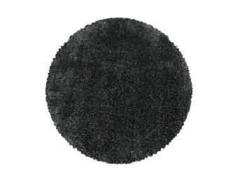 Tapijtenloods Pearl Soft Rond Shaggy Hoogpolig Vloerkleed Grijs