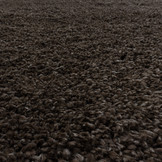 Tapijtenloods Pearl Soft Rond Hoogpolig Vloerkleed Bruin