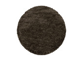 Tapijtenloods Pearl Soft Rond Shaggy Hoogpolig Vloerkleed Bruin