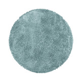 Tapijtenloods Pearl Soft Rond Hoogpolig Vloerkleed Blauw