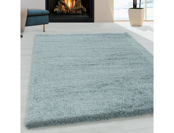 Tapijtenloods Pearl Soft Shaggy Hoogpolig Vloerkleed Blauw