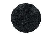 Tapijtenloods Pearl Soft Rond Shaggy Hoogpolig Vloerkleed Antraciet
