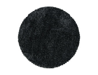 Tapijtenloods Pearl Soft Rond Shaggy Hoogpolig Vloerkleed Antraciet